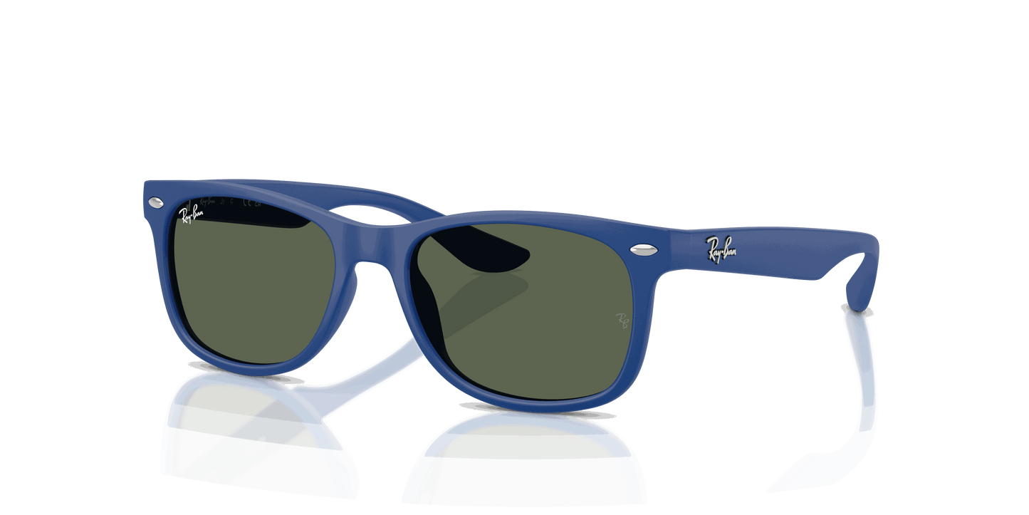 [Dark Green Lenses, Polished Rubber Blue Frame]