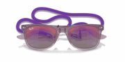 Blue & Violet Lenses, Polished Opal Purple Frame