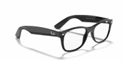 Clear Lenses, Polished Black Frame