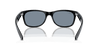 [Blue Lenses, Polished Black Frame]