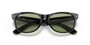 Green Lenses, Polished Black Frame