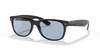 [Blue/Grey Classic Lenses, Polished Black Frame]