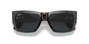 Dark Blue Lenses, Polished Havana Frame