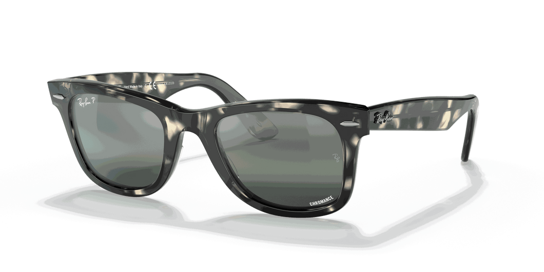 [Silver/Blue Lenses, Polished Grey Havana Frame]