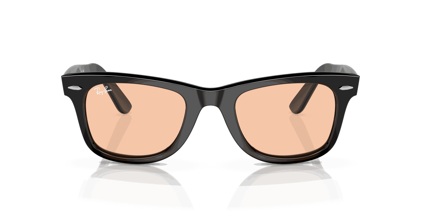 [Pink Lenses, Polished Black Frame]