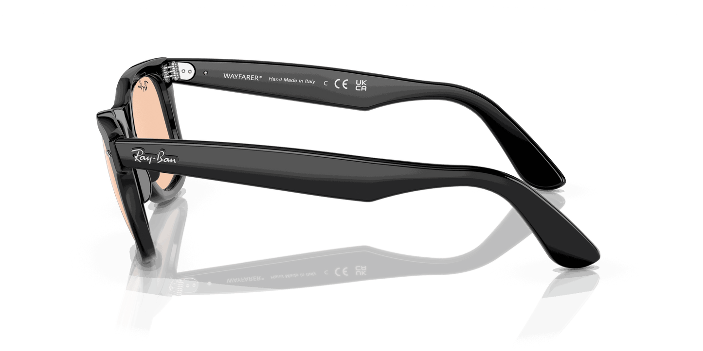 [Pink Lenses, Polished Black Frame]