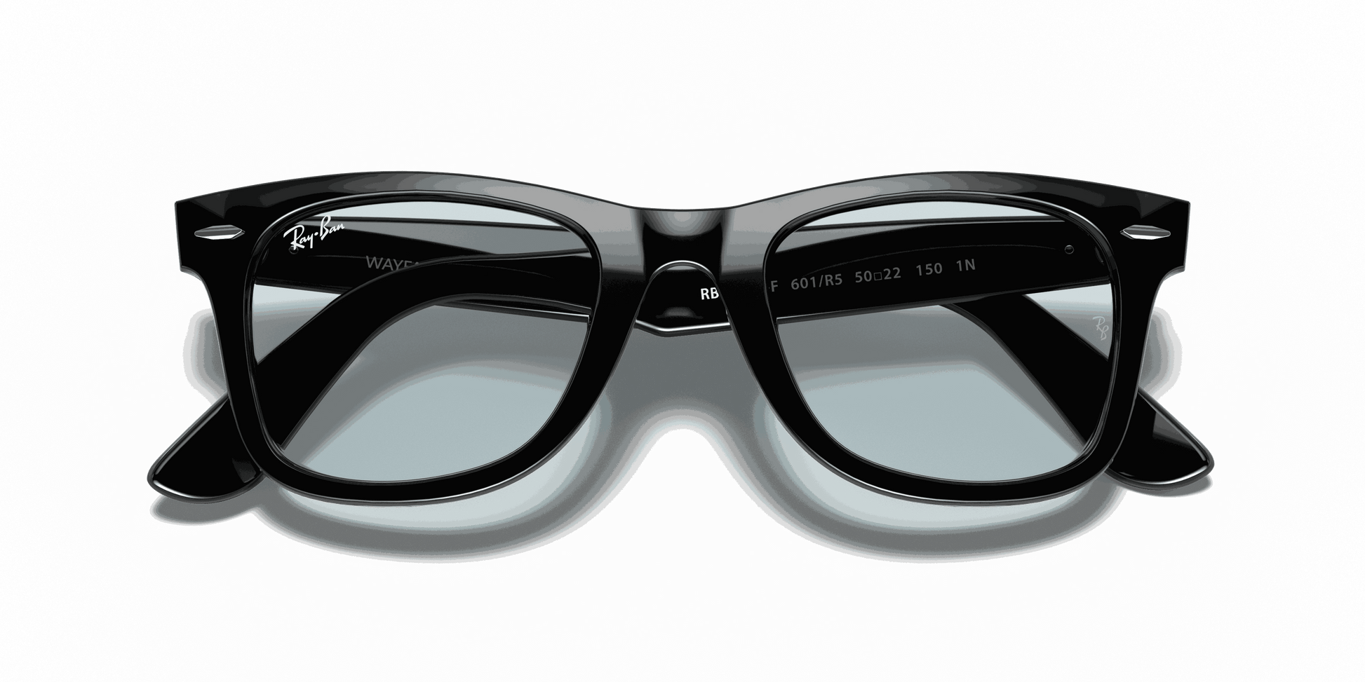 [Light Grey Lenses, Polished Black Frame]