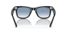 [Blue Lenses, Polished Black Frame]