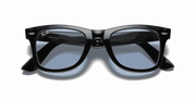 Blue/Grey Classic Lenses, Polished Black Frame