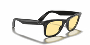 Yellow Classic Lenses, Polished Black Frame