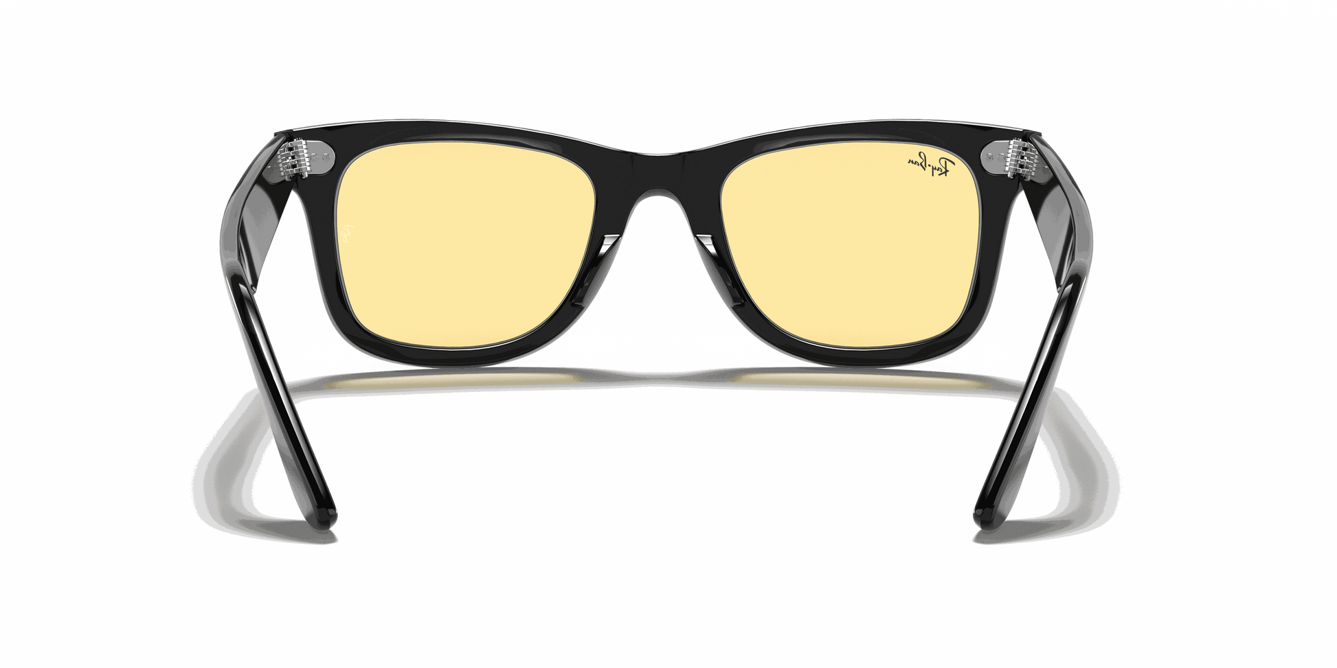 [Yellow Classic Lenses, Polished Black Frame]
