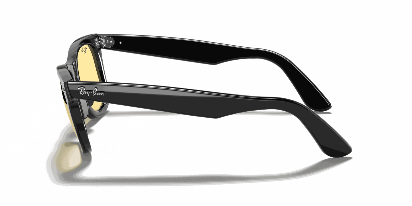 [Yellow Classic Lenses, Polished Black Frame]