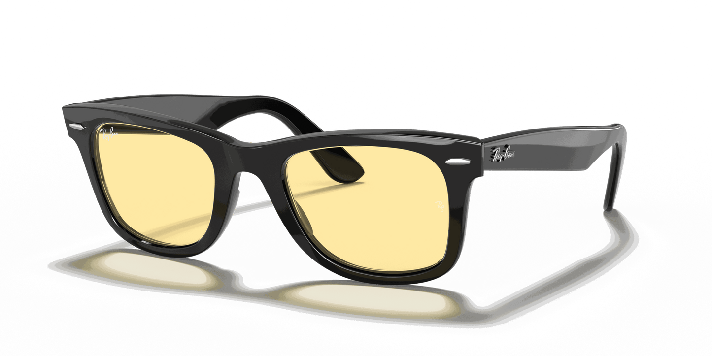 [Yellow Classic Lenses, Polished Black Frame]