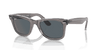 [Blue Lenses, Polished Grey On Transparent Frame]