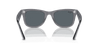 [Blue Lenses, Polished Transparent Grey Frame]