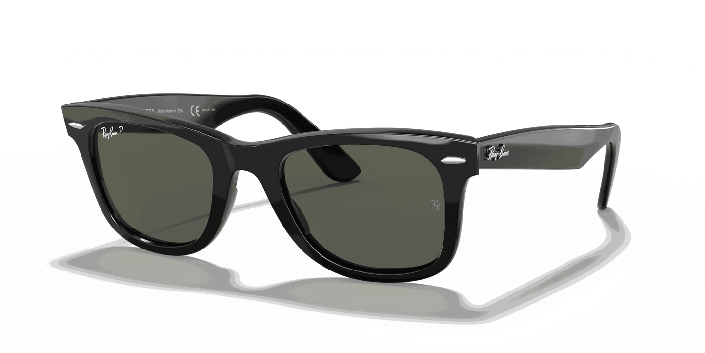 [Green Lenses, Polished Black Frame]