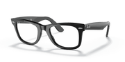 Clear Lenses, Polished Black Frame