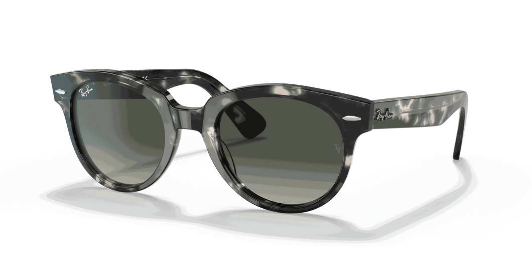 [Grey Gradient Lenses, Polished Grey Havana Frame]