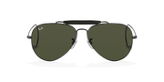 G-15 Green Lenses, Polished Black Frame