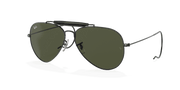 G-15 Green Lenses, Polished Black Frame