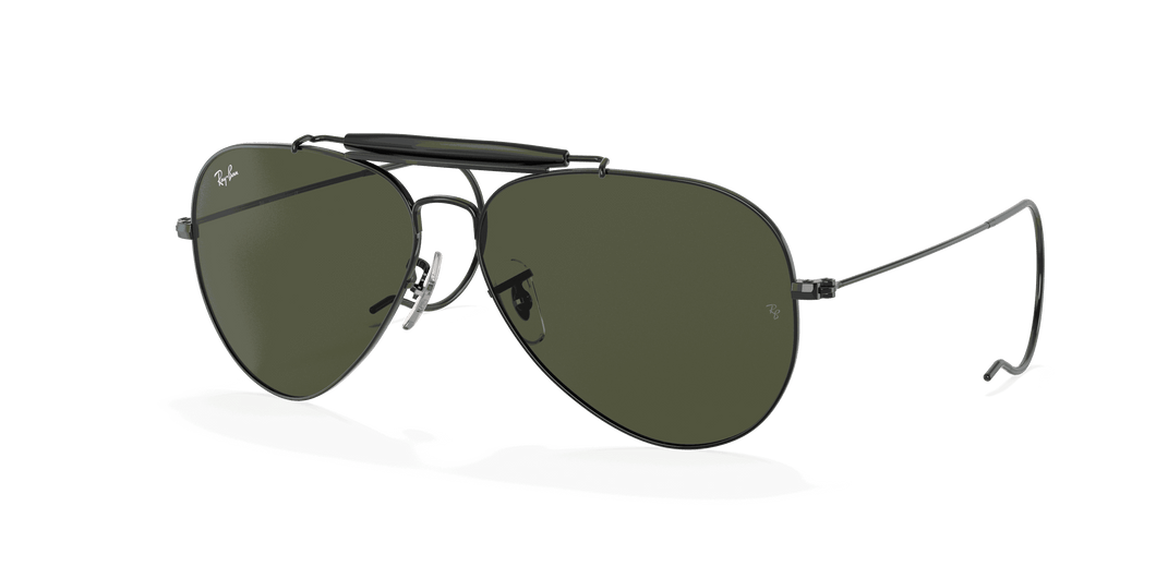 [G-15 Green Lenses, Polished Black Frame]