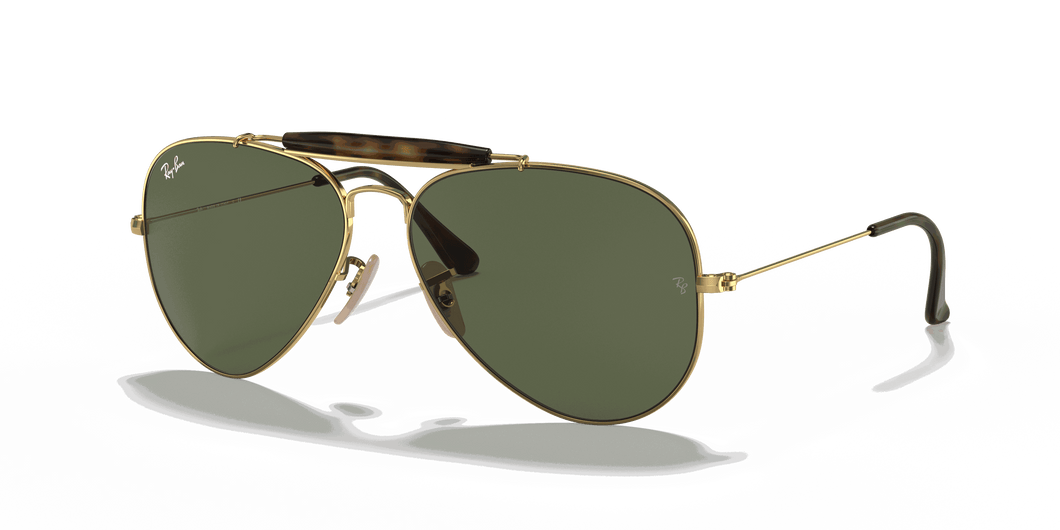 [G-15 Green Lenses, Polished Arista Gold Frame]