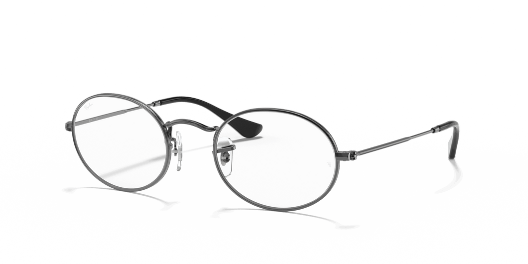 [Clear Lenses, Polished Gunmetal Frame]