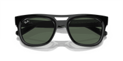 Dark Green Lenses, Polished Black Frame