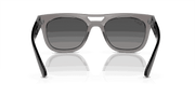 Silver/Grey Lenses, Polished Transparent Grey Frame