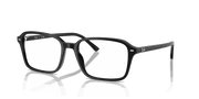 Clear Lenses, Polished Black Frame