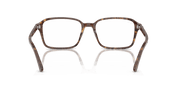 Clear Lenses, Polished Transparent Fantasy Brown & Yellow Frame