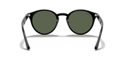 Green Classic Lenses, Polished Black Frame