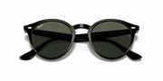 Green Classic Lenses, Polished Black Frame