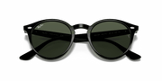 Dark Green Lenses, Polished Black Frame