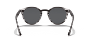 Dark Grey Lenses, Polished Striped Grey Havana Frame