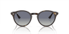 [Light Grey/Dark Blue Lenses, Polished Light Havana Frame]