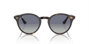 Light Grey/Dark Blue Lenses, Polished Light Havana Frame