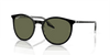 [Green Lenses, Polished Black On Transparent Frame]