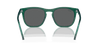 [Dark Grey Lenses, Polished Transparent Green Frame]