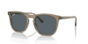 [Blue Lenses, Polished Transparent Brown Frame]