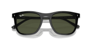 Green Lenses, Polished Black Frame