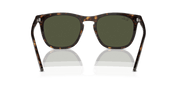 Green Lenses, Polished Havana Frame