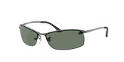 Dark Green Lenses, Polished Gunmetal Frame