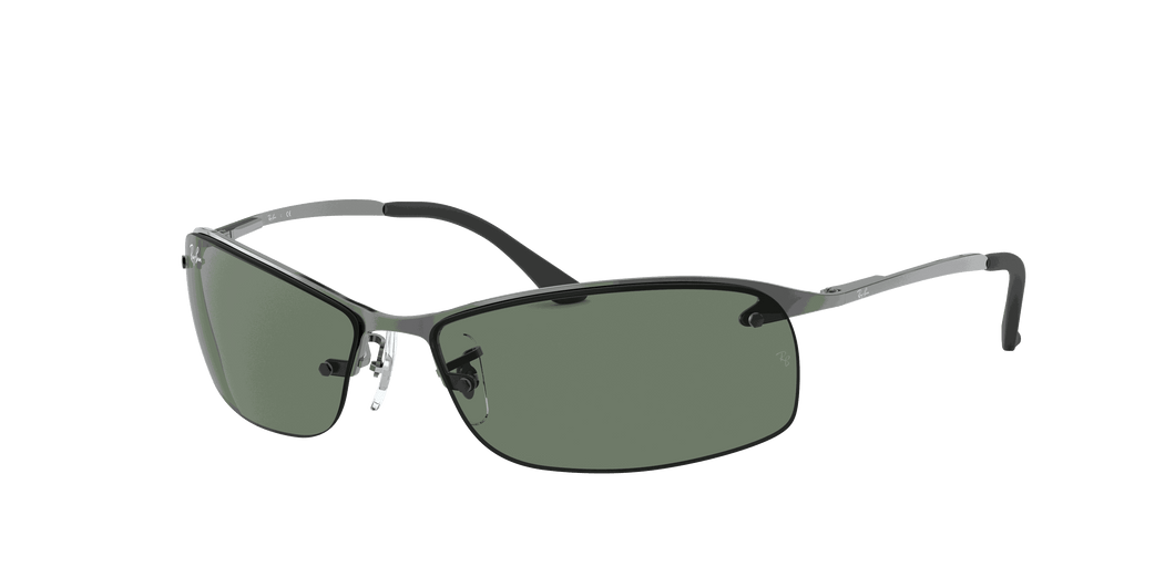 [Dark Green Lenses, Polished Gunmetal Frame]