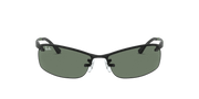 Green Lenses, Matte Black Frame