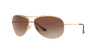 [Brown Gradient Dark Brown Lenses, Polished Arista Gold Frame]