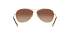 [Brown Gradient Dark Brown Lenses, Polished Arista Gold Frame]