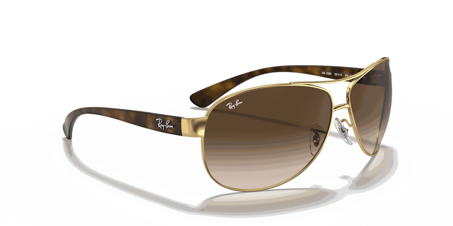 [Brown Gradient Dark Brown Lenses, Polished Arista Gold Frame]