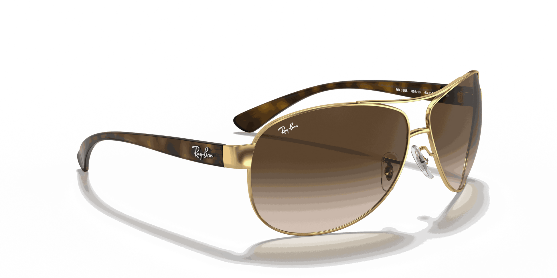 [Brown Gradient Dark Brown Lenses, Polished Arista Gold Frame]