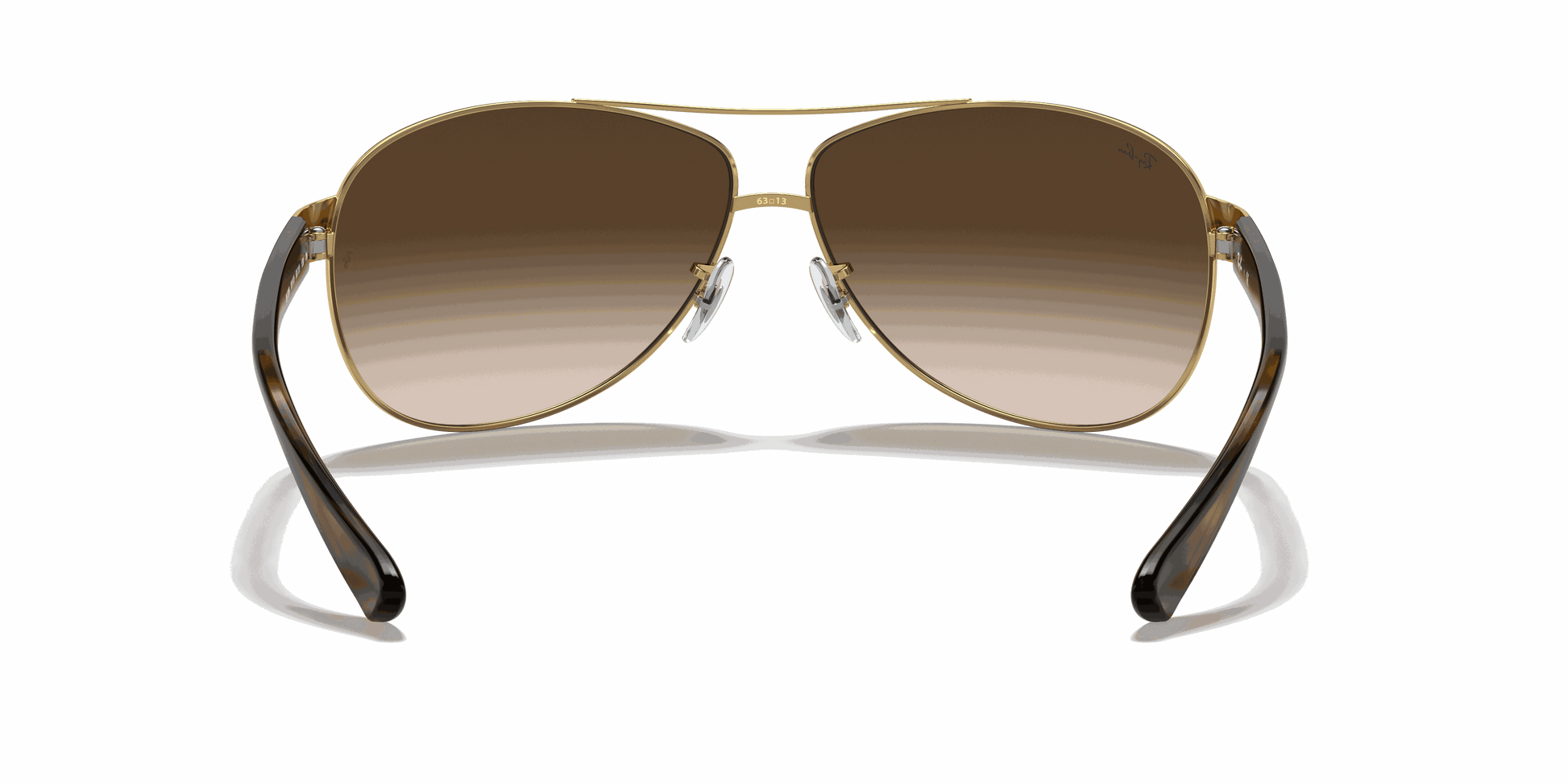 [Brown Gradient Dark Brown Lenses, Polished Arista Gold Frame]